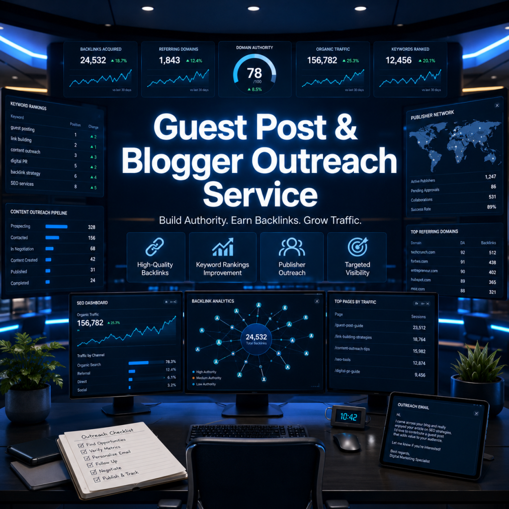 How a Guest Post & Blogger Outreach Service Helps Your Website Grow