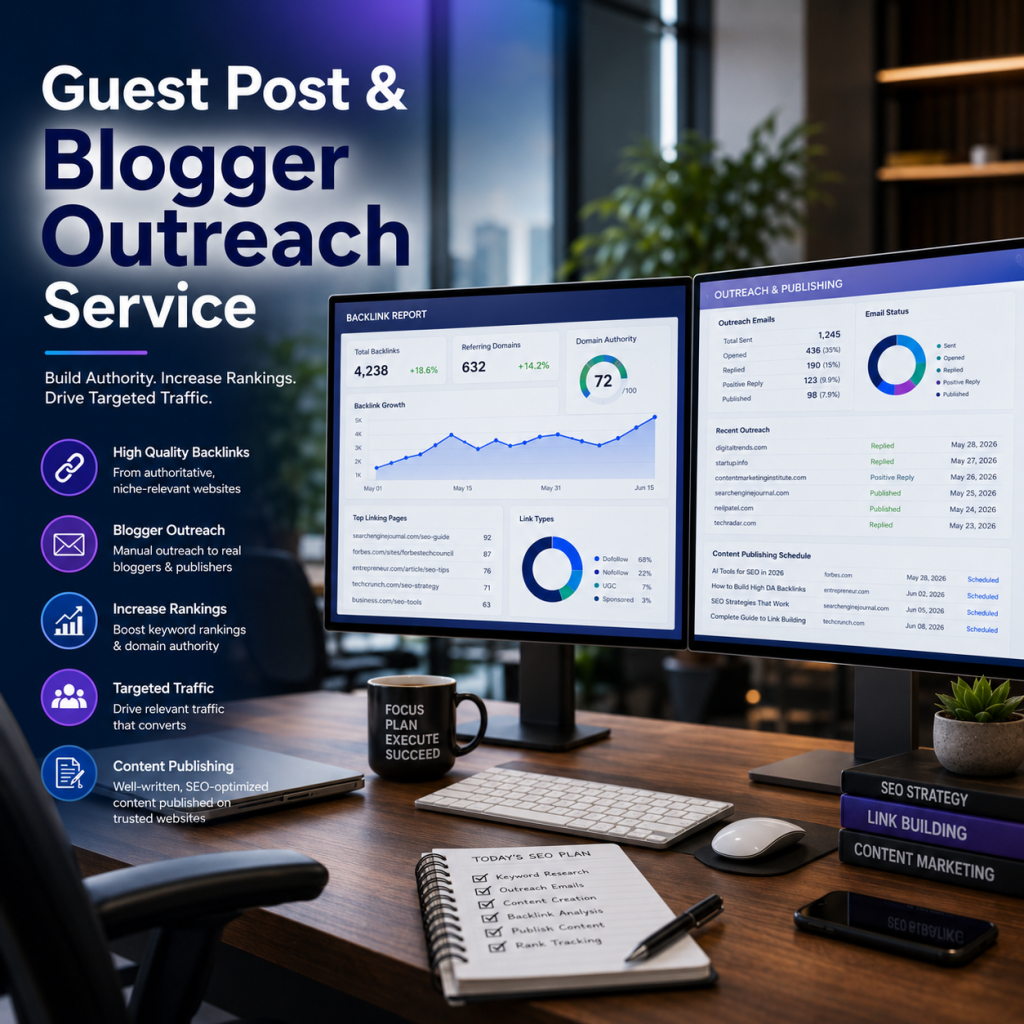 How a Guest Post & Blogger Outreach Service Helps Your Website Grow