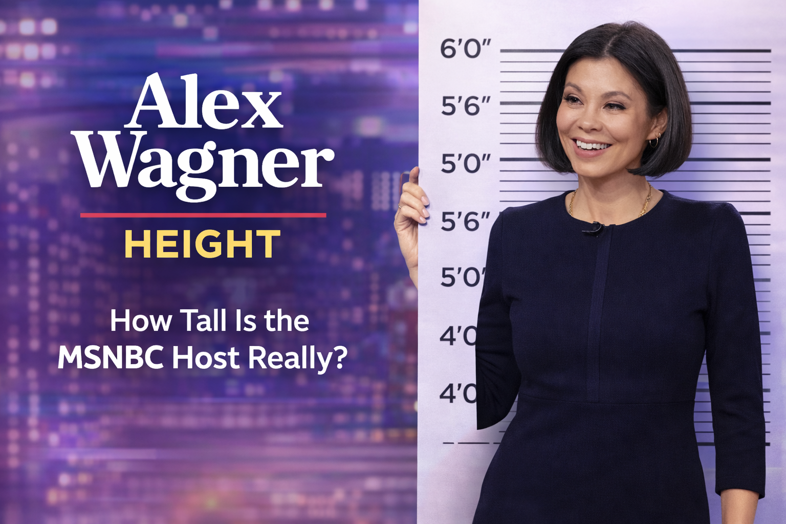 Alex Wagner Height: How Tall Is the MSNBC Host Really?