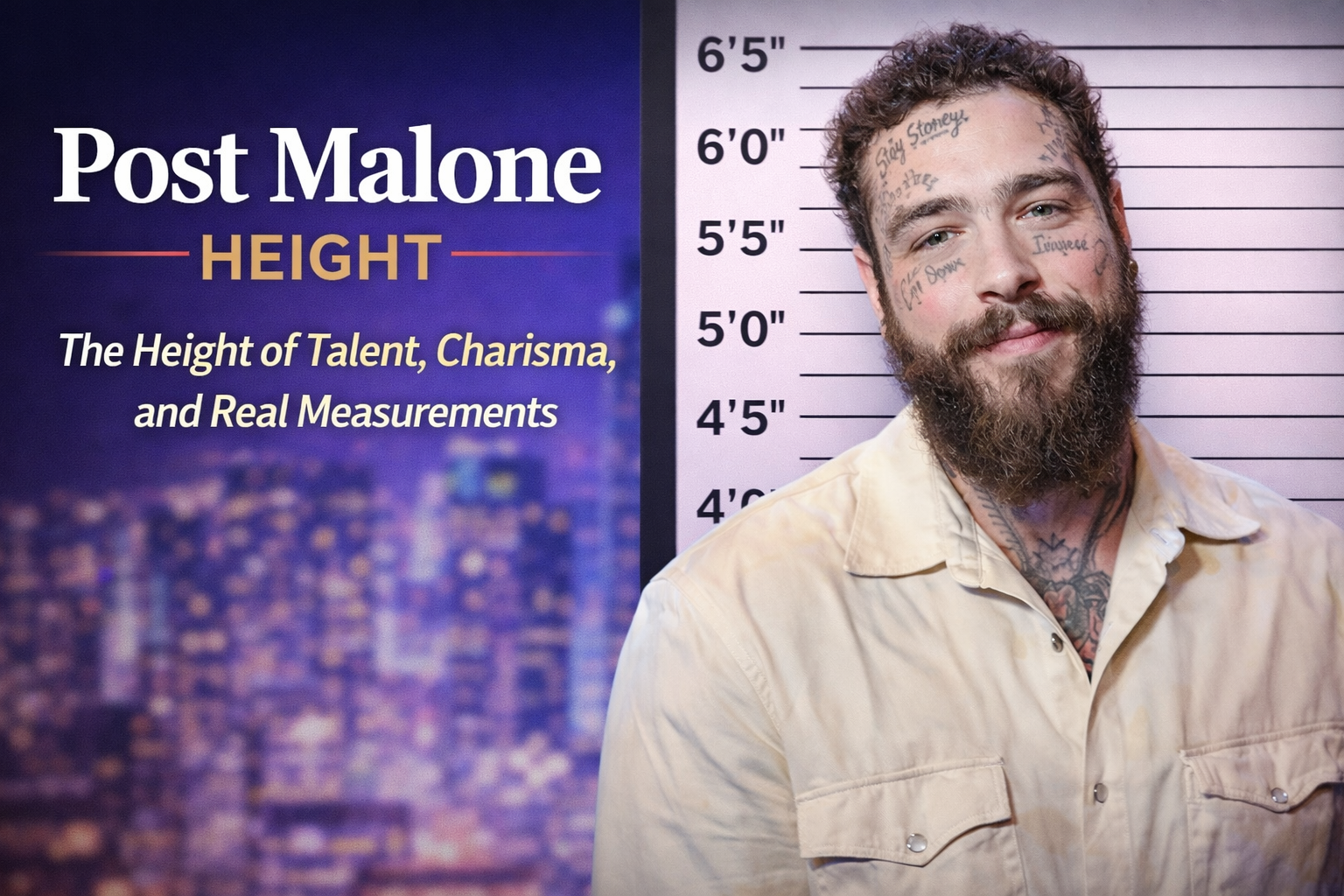Post Malone Height: The Height of Talent, Charisma, and Real Measurements