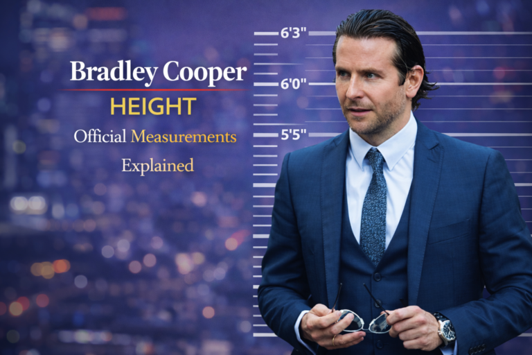 Bradley Cooper Height: Official Measurements Explained