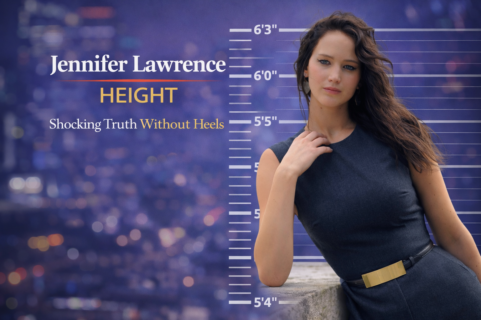 Jennifer Lawrence Real Height: Shocking Truth Without Heels