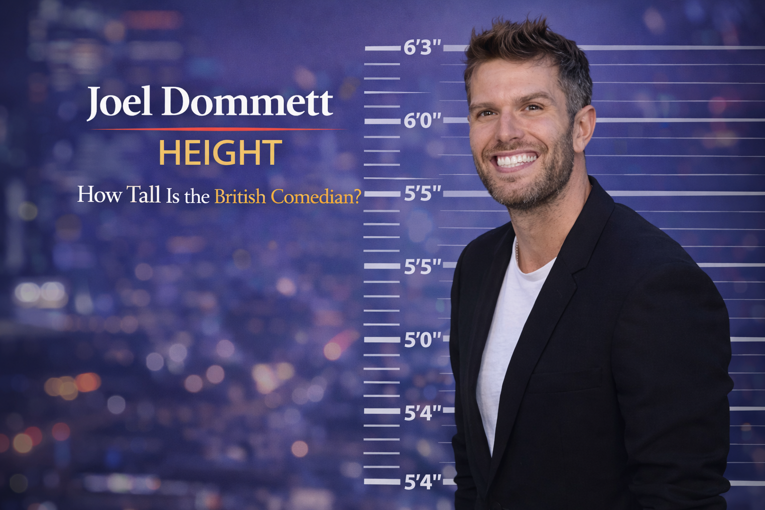 Joel Dommett Height: How Tall Is the British Comedian?