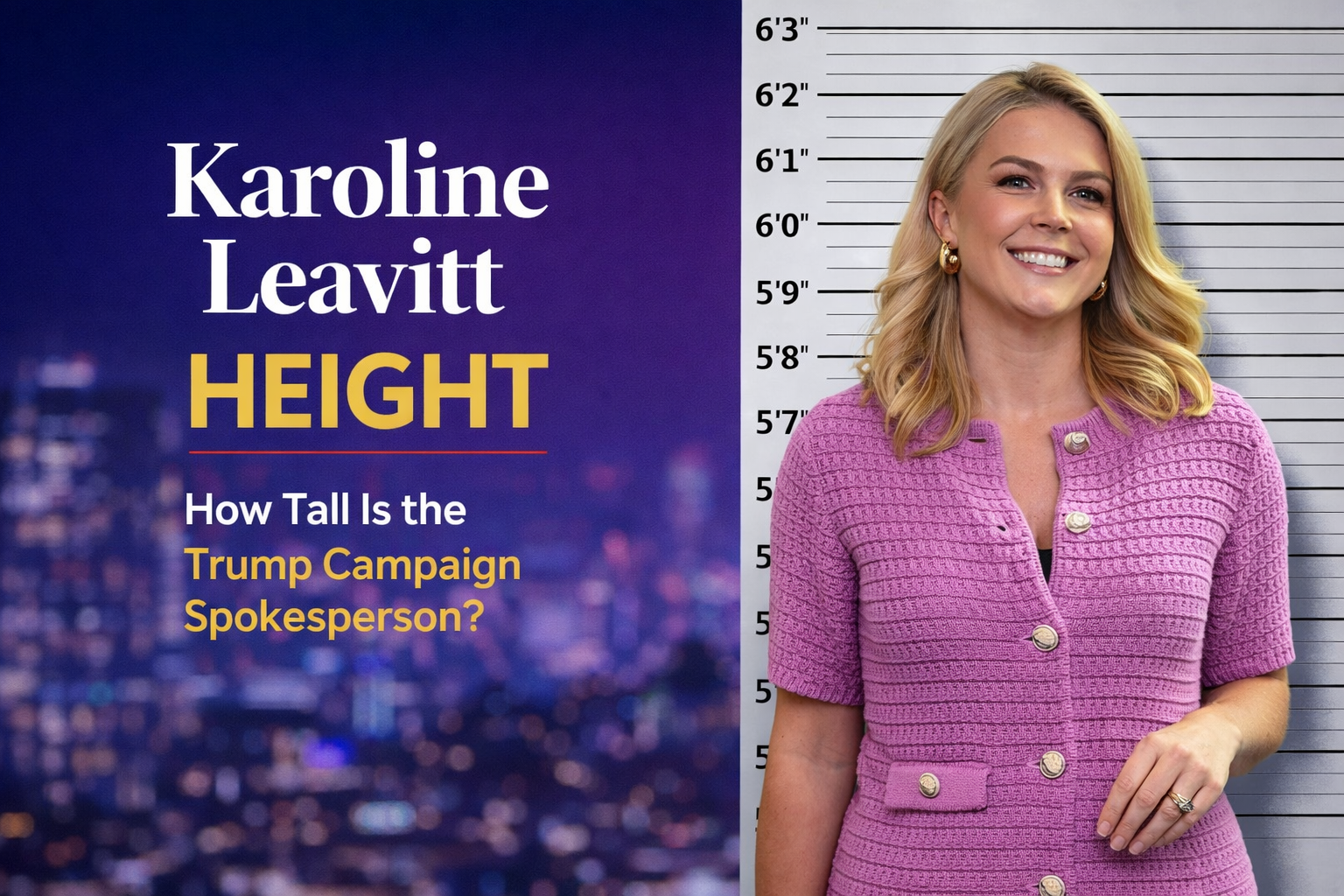 Karoline Leavitt Height: How Tall Is the Trump Campaign Spokesperson?