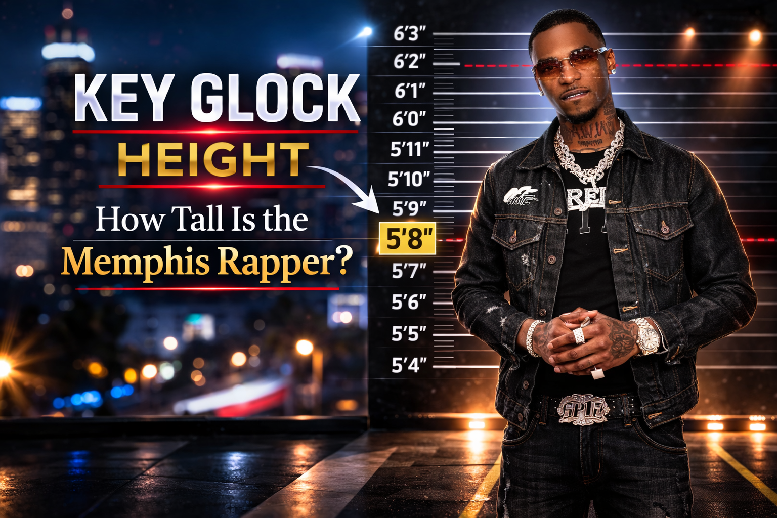Key Glock Height Revealed: How Tall Is the Memphis Rapper?