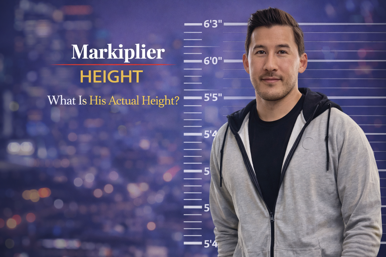Markiplier Height in CM & Feet – What Is His Actual Height?