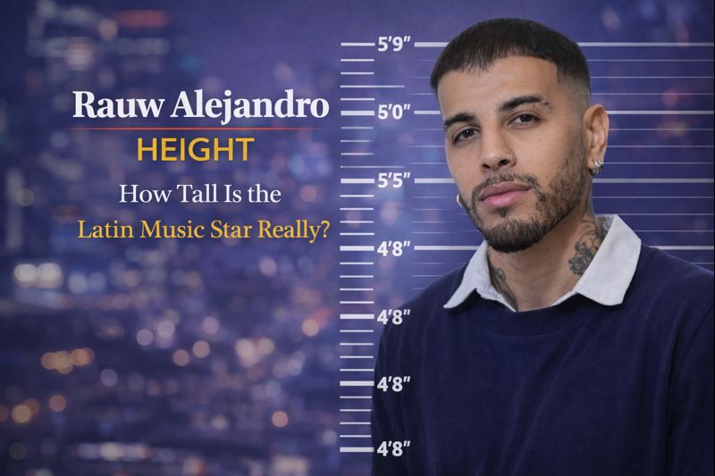 Rauw Alejandro Height: How Tall Is the Latin Music Star Really?