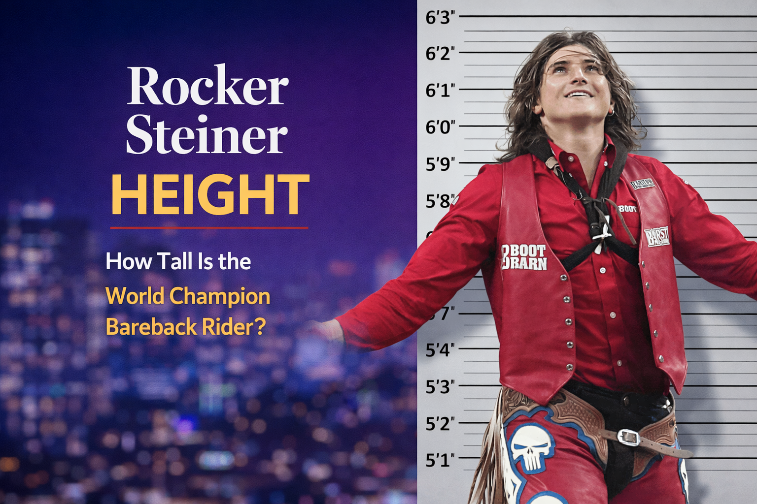 Rocker Steiner Height: How Tall Is the World Champion Bareback Rider?