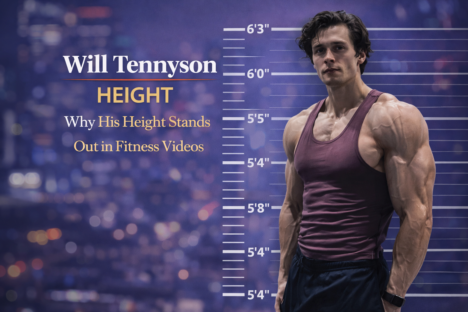 Will Tennyson Height: Why His Height Stands Out in Fitness Videos