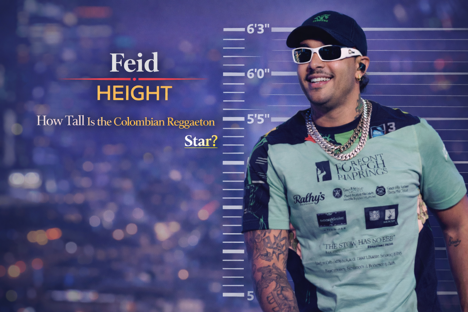 Feid Height Revealed: How Tall Is the Colombian Reggaeton Star?