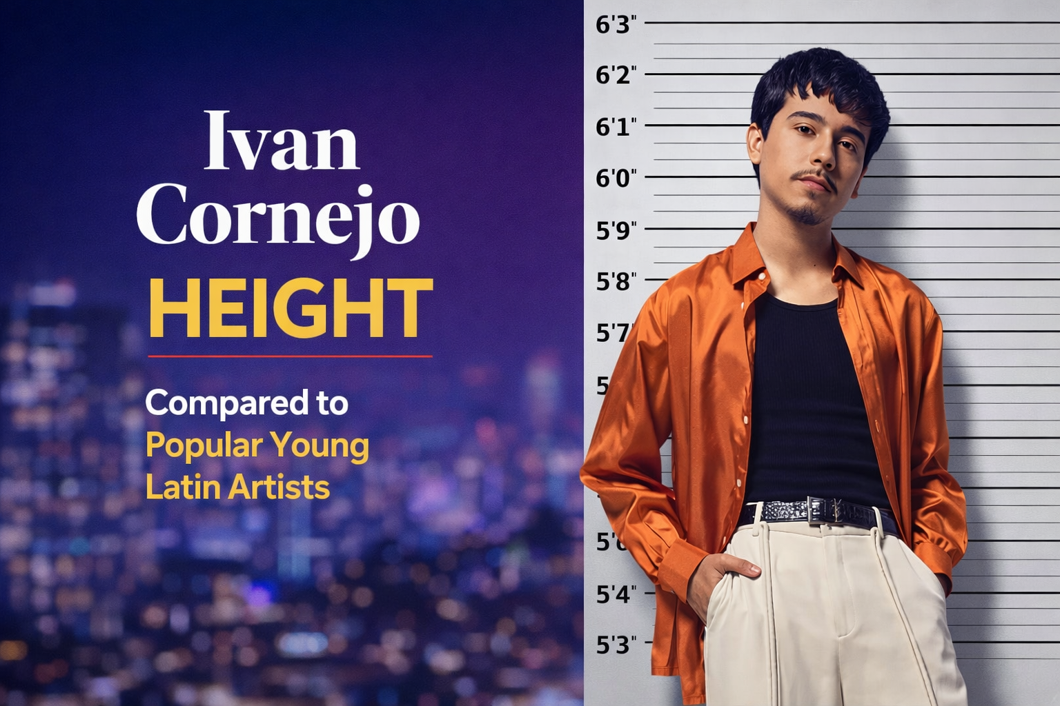Ivan Cornejo Height Compared to Popular Young Latin Artists