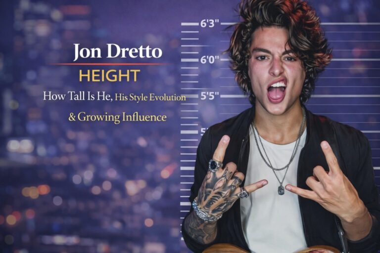 Jon Dretto Height: How Tall Is He, His Style Evolution & Growing Influence