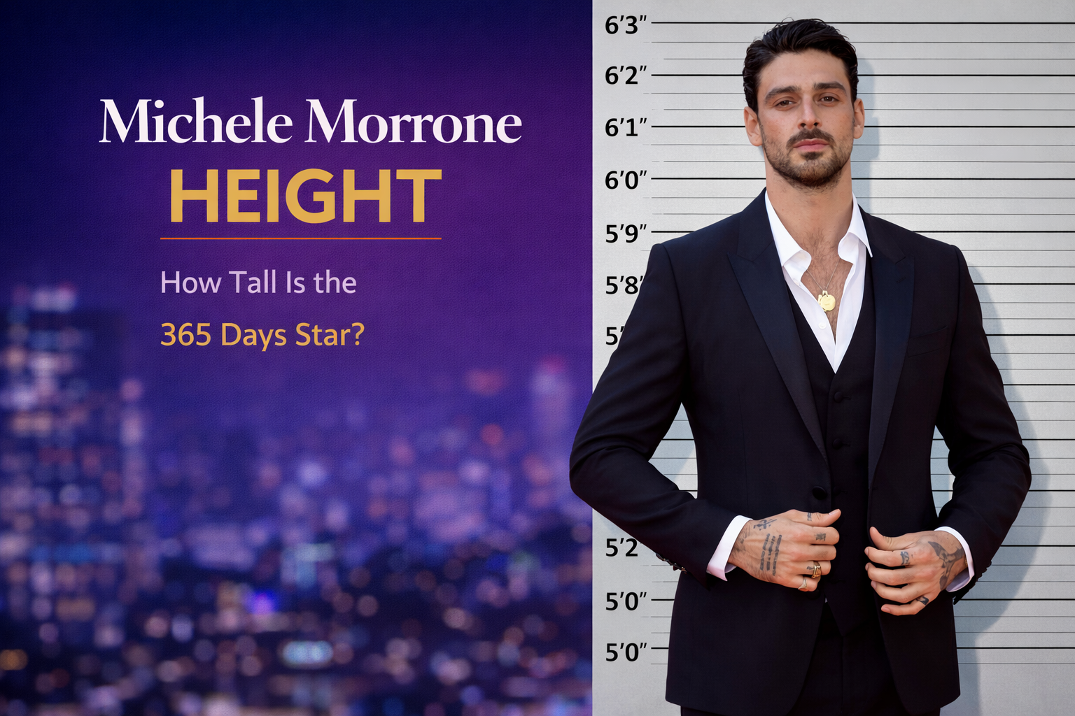 Michele Morrone Height in Feet – How Tall Is the 365 Days Star? (2026)