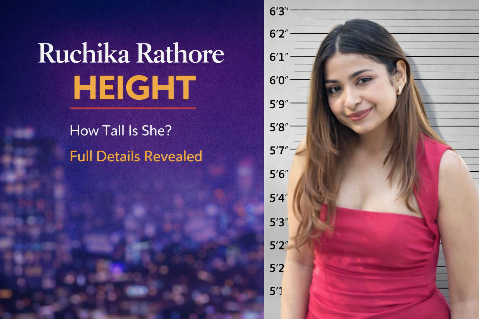 Ruchika Rathore Height: How Tall Is She? Full Details Revealed