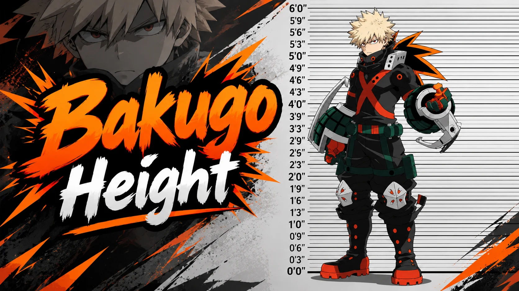 How Tall Is Bakugo? Height, Growth and Class 1-A Compared