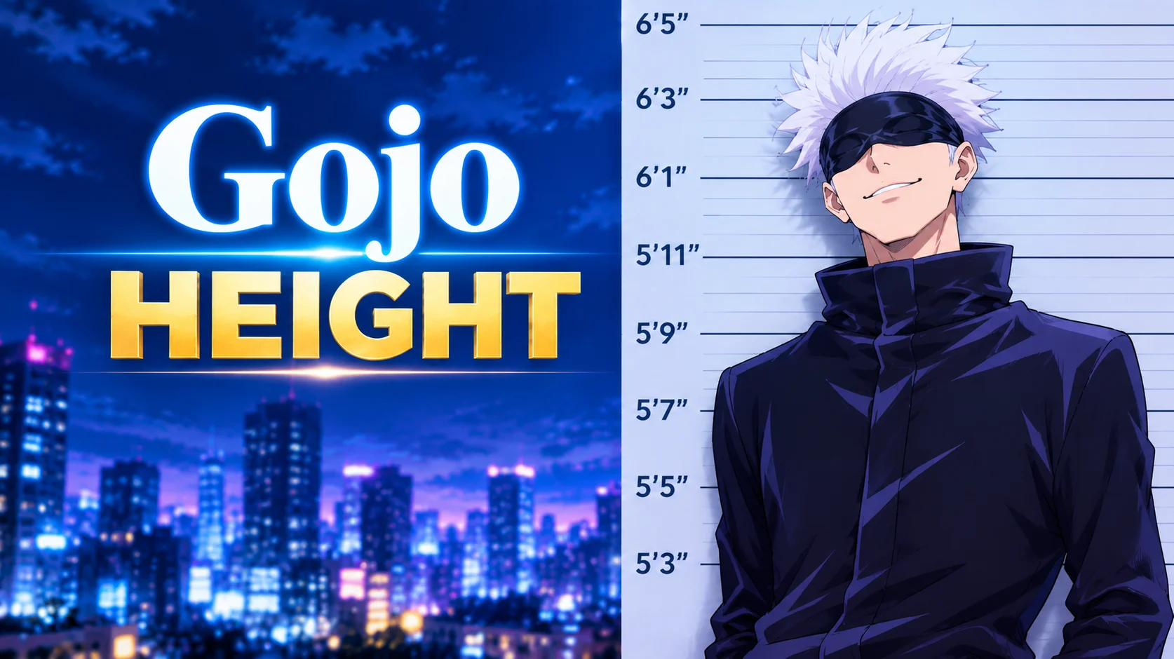 Gojo Height Revealed How Tall Is He Really