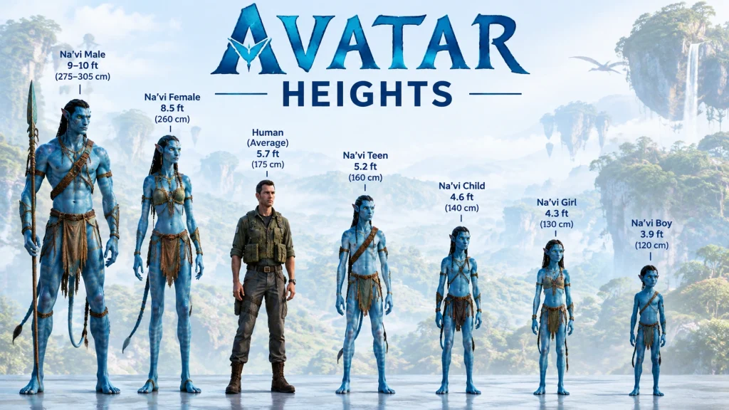 How Tall Are Avatars? Avatar Heights Explained