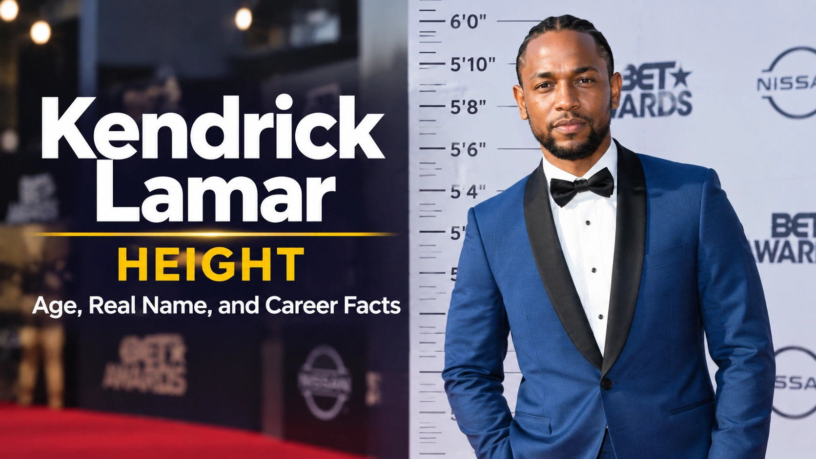 Kendrick Lamar's height: Age, Real Name & Career Facts