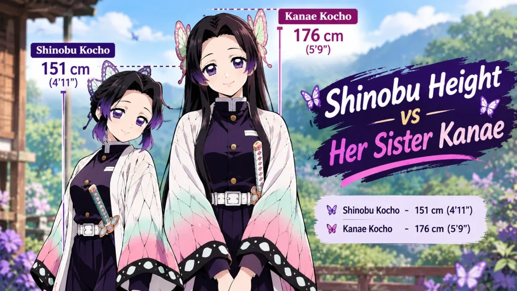Shinobu Height, Weight, and Stats Everything Demon Slayer Fans Want to Know
