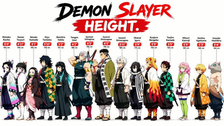 Demon Slayer Heights Guide: Every Major Character Ranked by Height