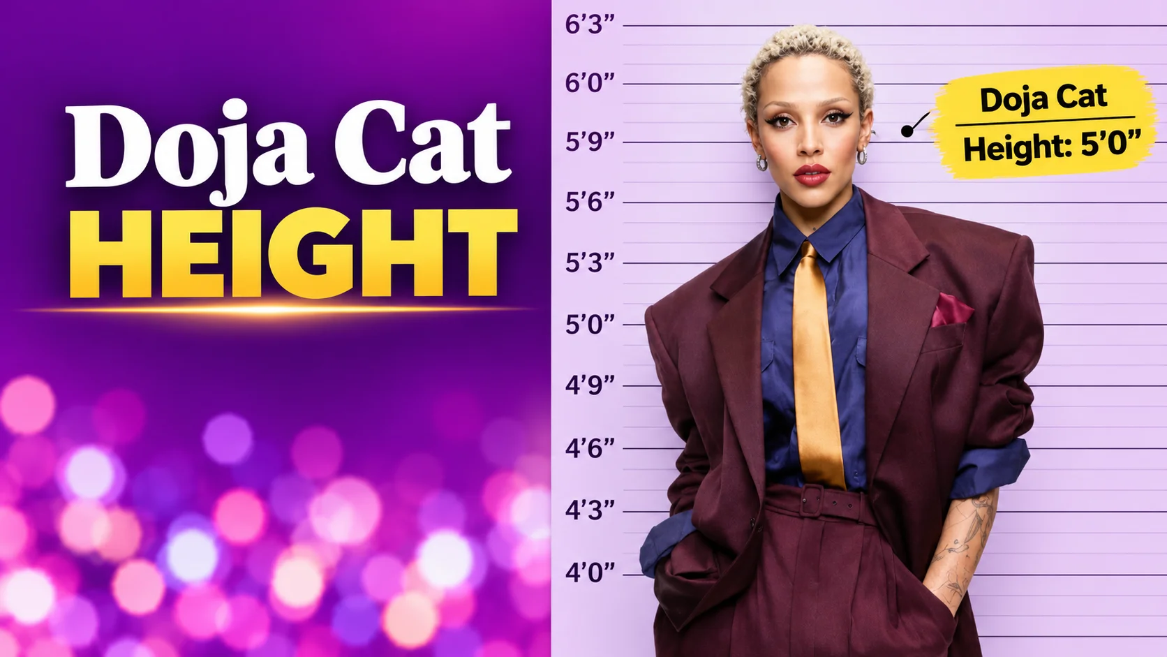 Doja Cat Height: How Tall Is the Famous Pop and Rap Star?
