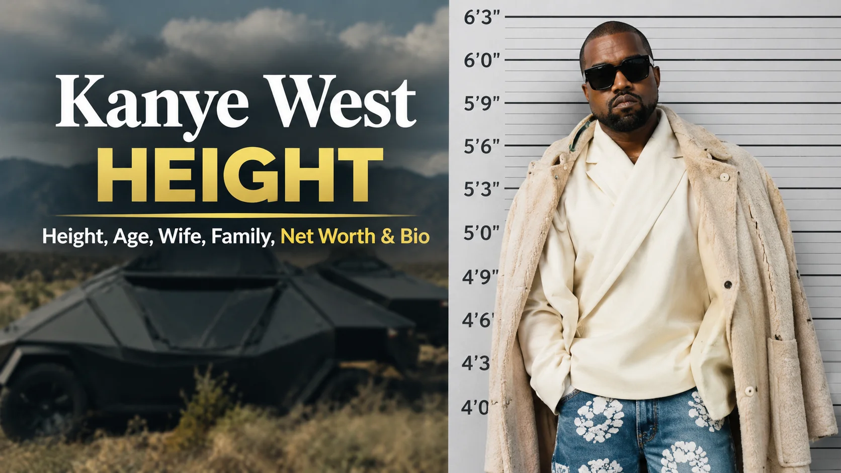 Kanye West Height: The Real Answer and Life Story