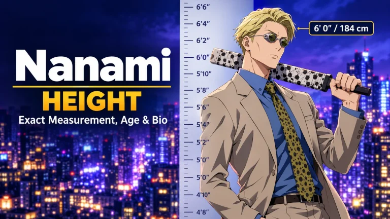 How Tall Is Nanami? Everything Fans Need to Know