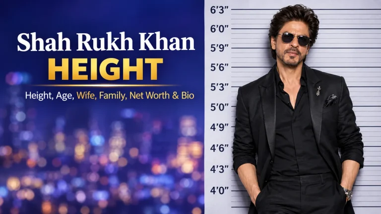 Shah Rukh Khan Height: The Real Story Behind the King of Bollywood