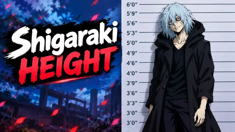 How Tall Is Shigaraki? Tomura Shigaraki Facts & Character Guide