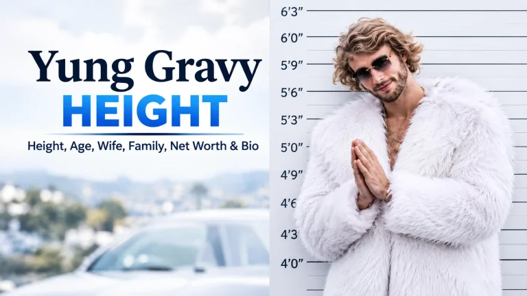 How Tall Is Yung Gravy? The Real Height Behind the Big Image